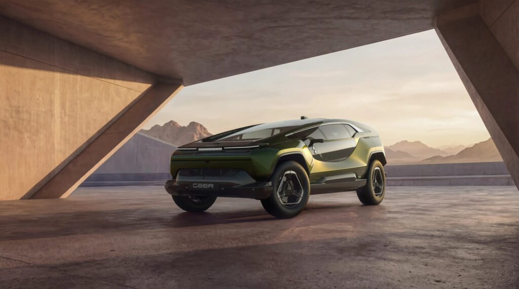 CEER Exobot SUV Green Desert Architecture