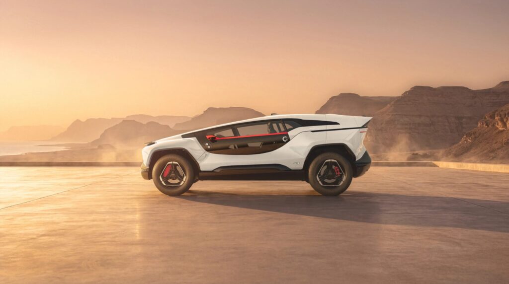 CEER Exobot SUV White Desert