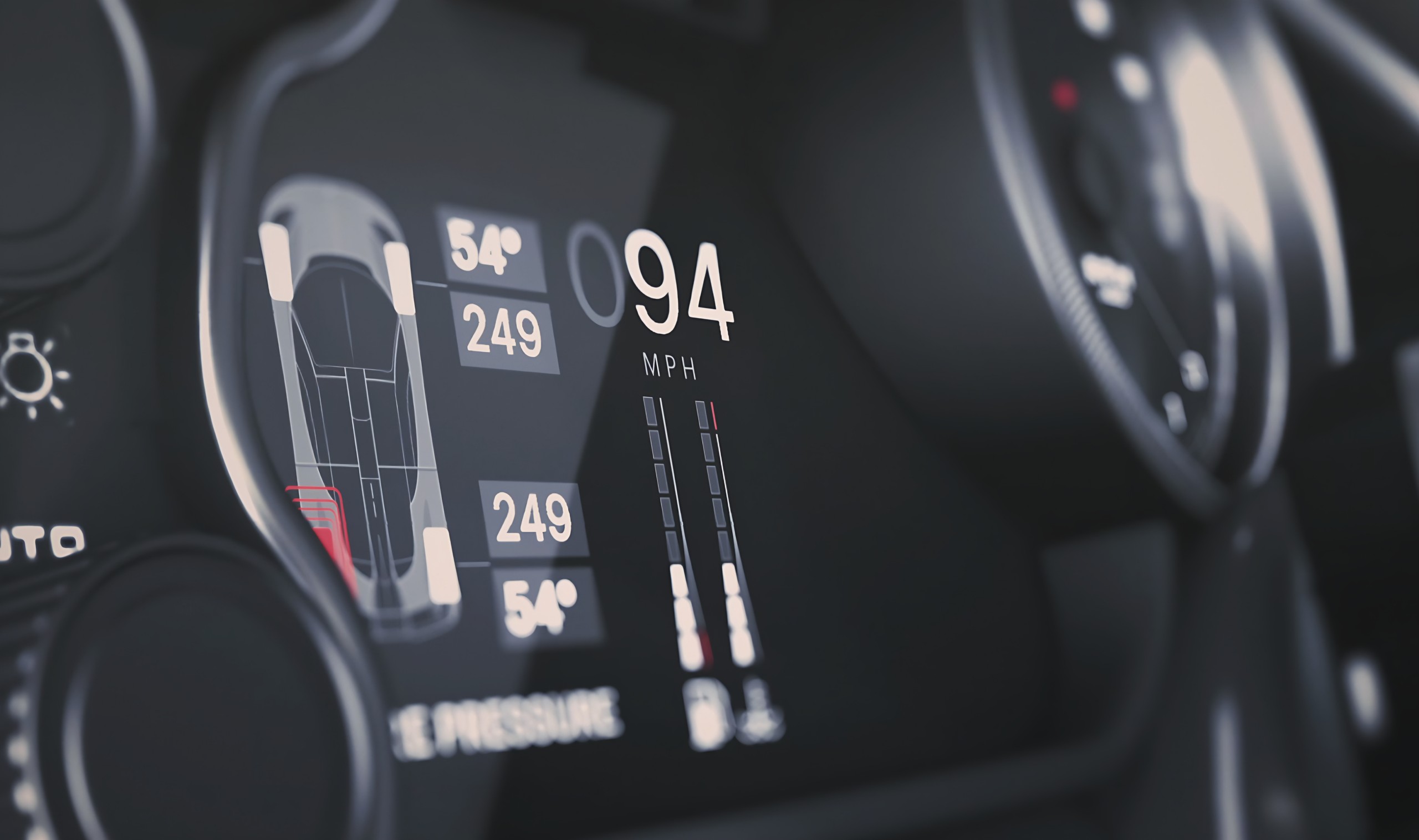 GMA driver information module dials