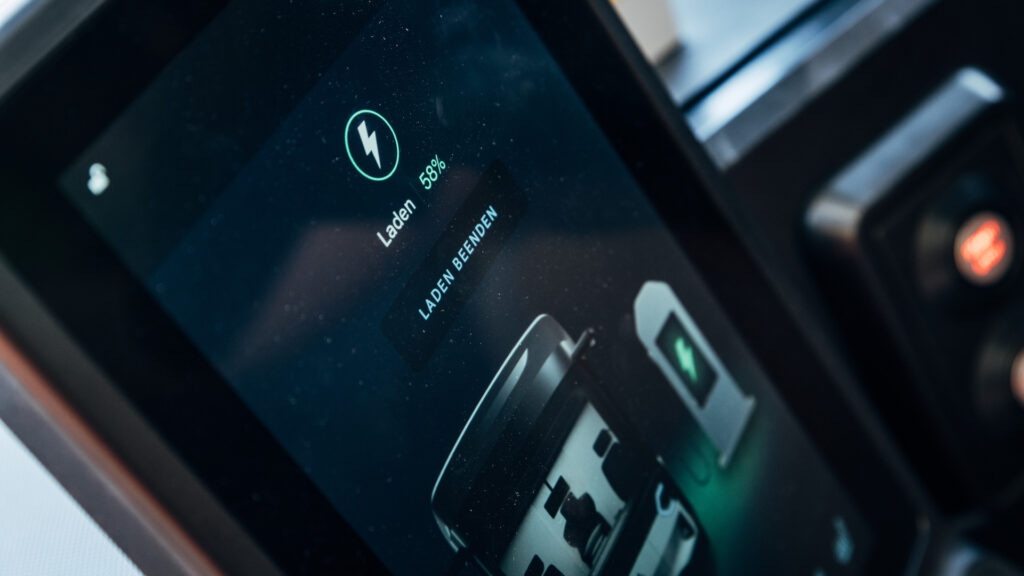Volta Zero charging display