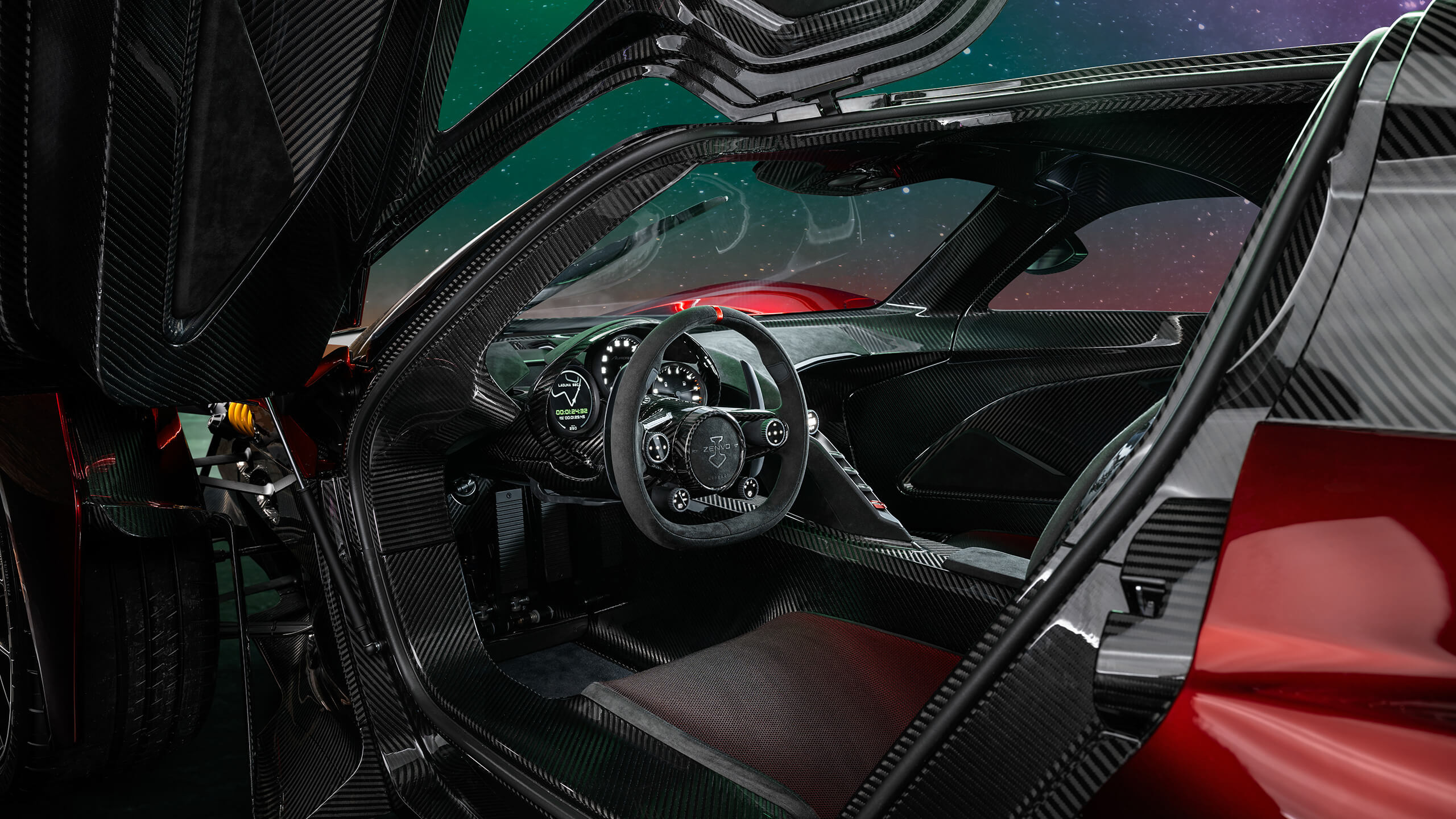 Zenvo Aurora interior side view